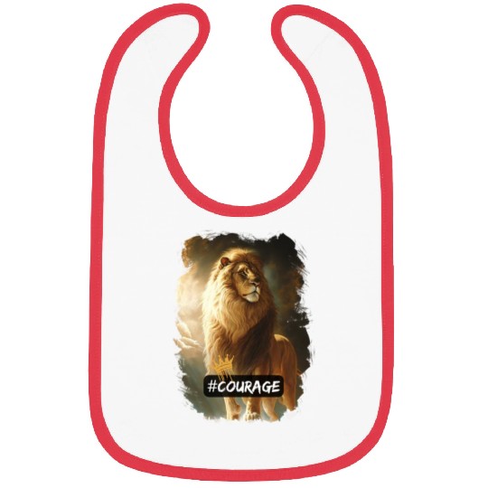lion of judah - courage Bibs