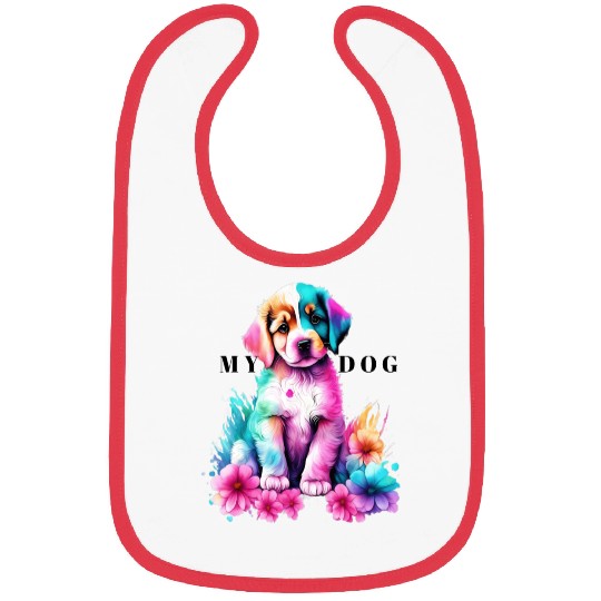 i love Dog Bibs