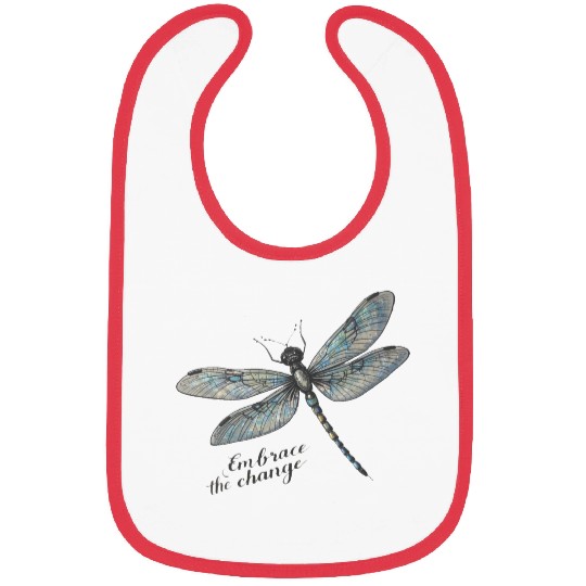 Embrace the Change Dragonfly Bibs