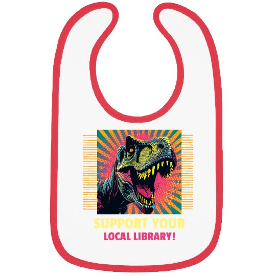 Support Your Local Library Bibs