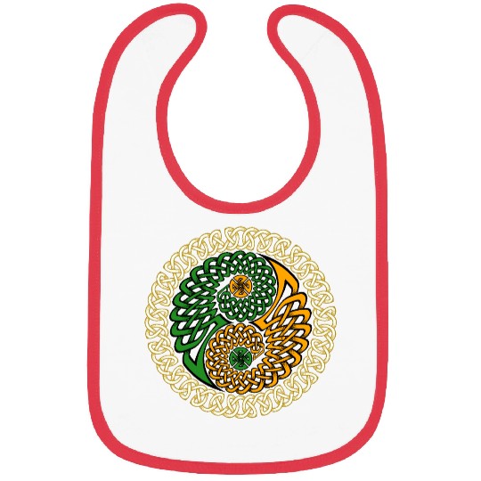 Spiritual Irish Yin & Yang Celtic Knot Bibs