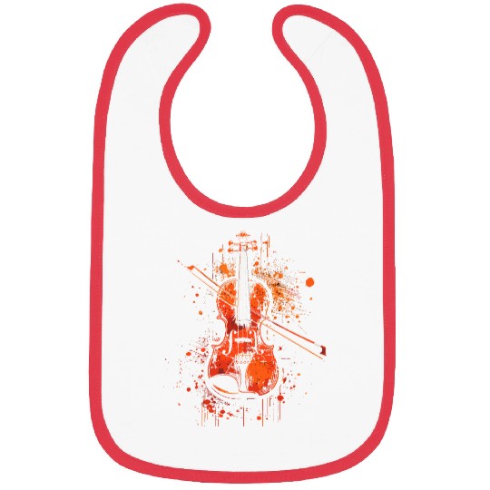 Violin Graphic Bibs