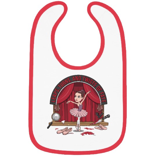 Leaps Turns Twists of True Fate True Crime Bibs