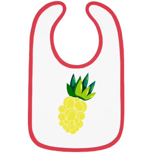 Pineapple Tennis Vibes for Summer Fun Bibs