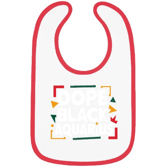 Dope Black Aquarius Bibs