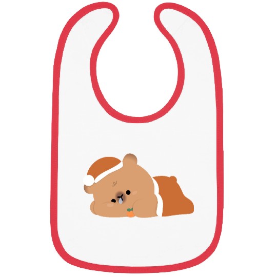 Tired Capybara Bibs