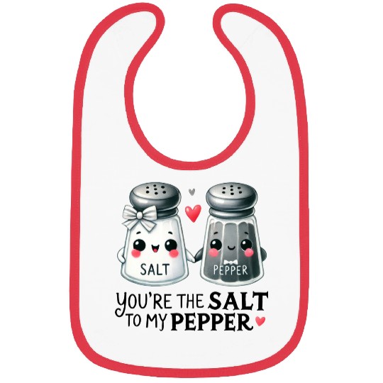 Salt to my Pepper Bibs
