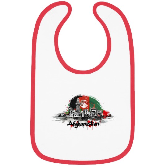 Kabul Store Afghanistan Urban Famous Buildings Bibs