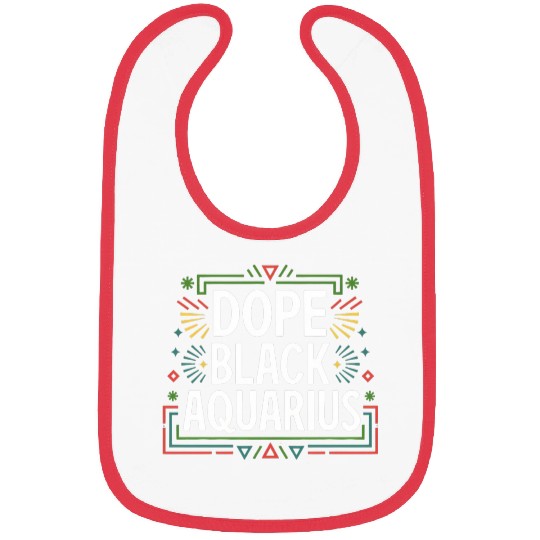 DOPE BLACK AQUARIUS Bibs
