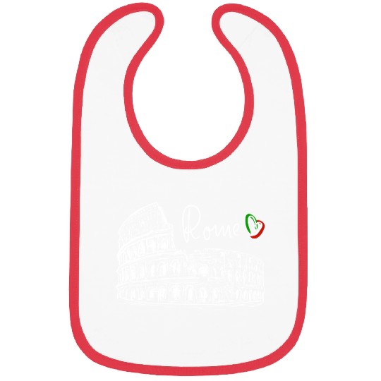 Colosseum Italy Rome sightseeing Trevi Fountain Bibs