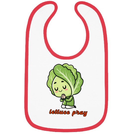 Lettuce pray not Let us pray Bibs