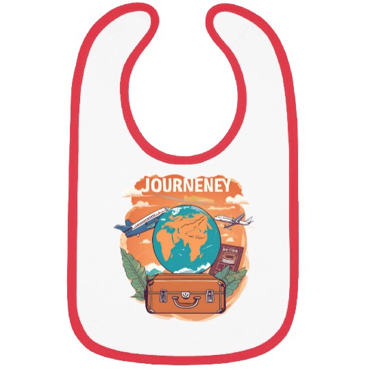 Explore The World Travel Lover Design Bibs