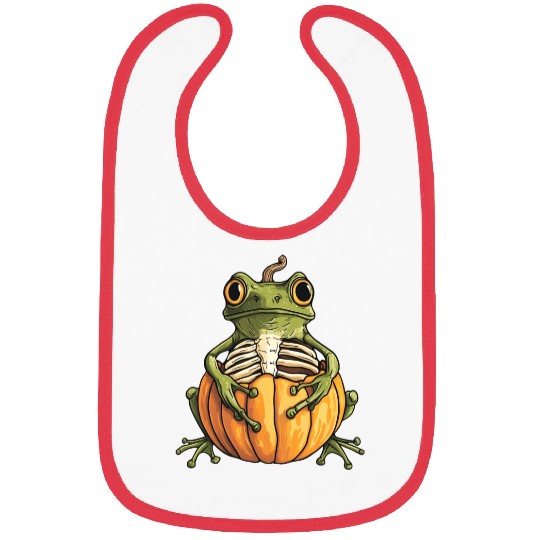 Pumpkin Frog Frog Pumpkin Bibs