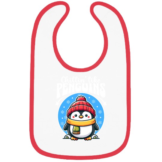 Chillin' Like Penguins Bibs