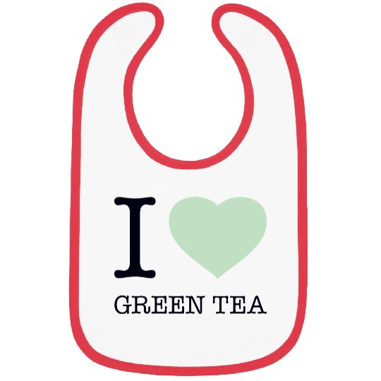 I LOVE GREEN TEA Bibs