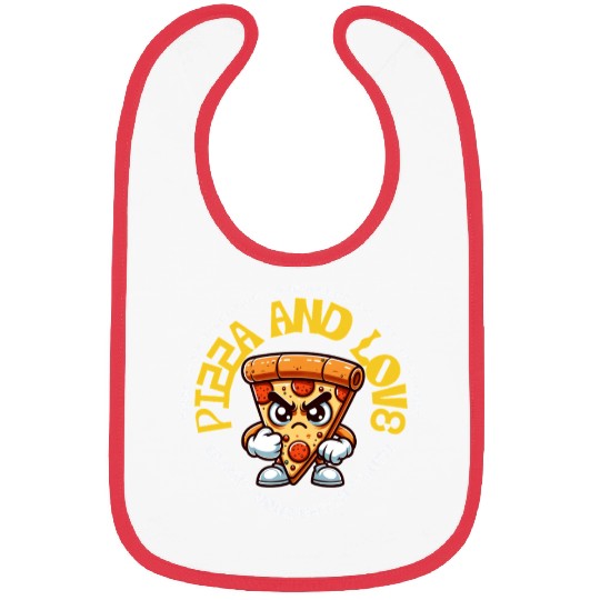 Pizza is my valentines Embrace Your Cheesy Beauty Bibs
