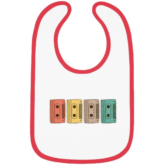 Retro 80s Style design – Perfect for Nostalgia Fa Bibs