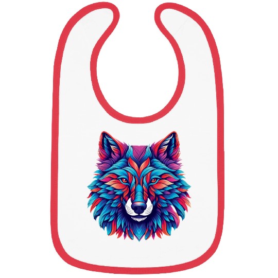 Wolf head 25 Bibs