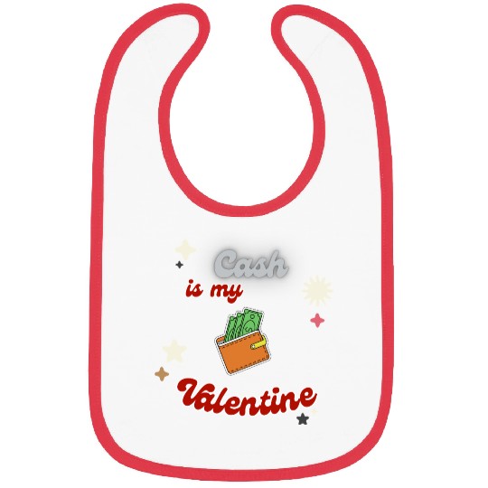 Money Lover's Valentine Apparel Bibs