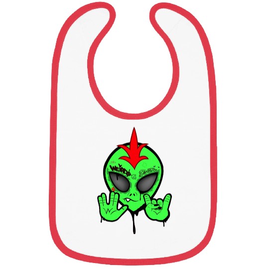 Punk Alien Bibs