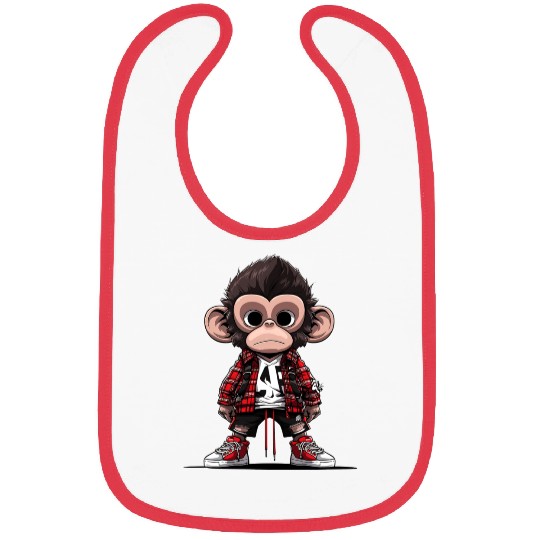 Bored Monkey Bibs