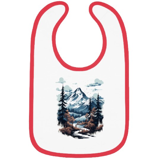 Midnight Mountain Serenity Bibs
