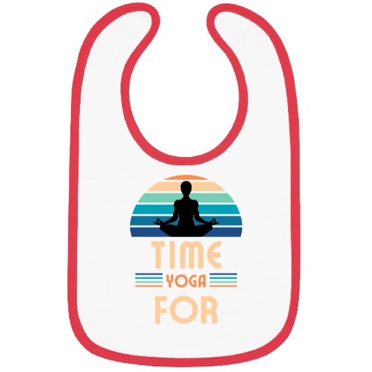 Sunrise Serenity Yoga Silhouette Art Print - Relax Bibs