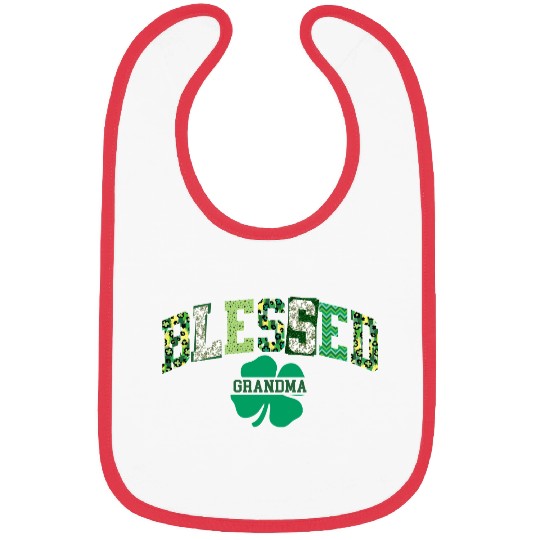 Blessed Grandma St Patricks Day Spring and Summer Bibs