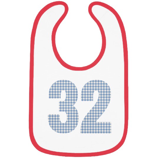 ️ Oversized Gingham 32 ️ Bibs