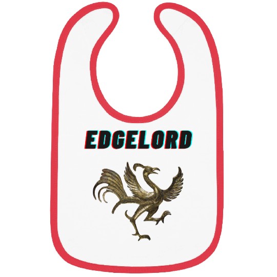 Edgelord Glitch Design – Bold Internet Meme Art wi Bibs