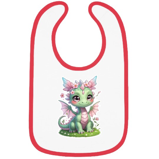 cute dragon (spring) Bibs