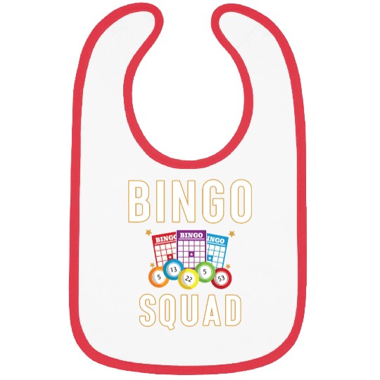 Bingo Squad Bingo Card Player Gift Bibs