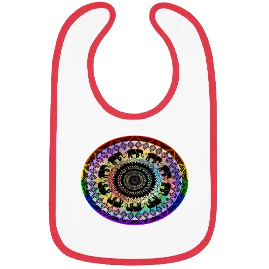 The colorful elephant! Bibs