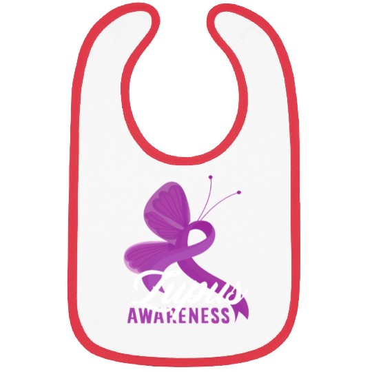 Lupus Awareness Butterfly Embrace Bibs