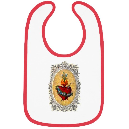 Immaculate Heart of Mary Bibs