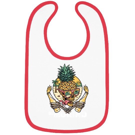 Rise and Grind – Tropical Skull Party Bibs