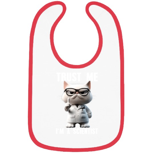 Trust Me I'm A Scientist Science Cat Meme Bibs