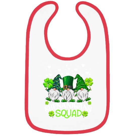 Shenanigans Squad St Patricks Day Gnomes Irish Bibs