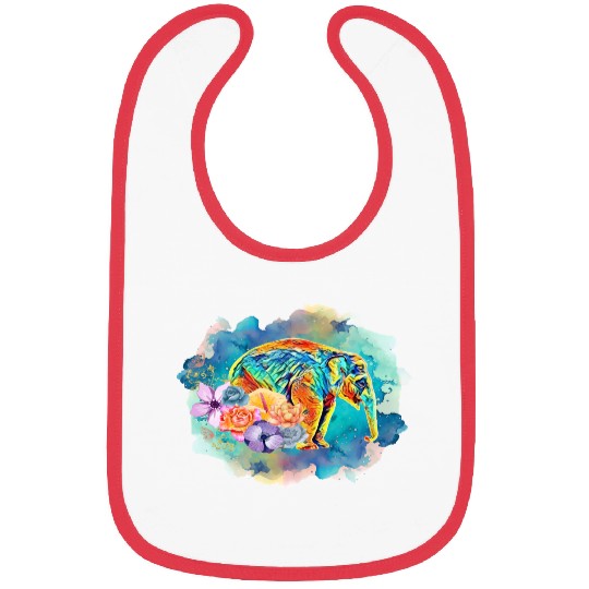 The Incredible Nature of Elephants Bibs