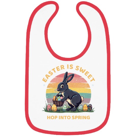 Easter Is Sweet Hop Into Spring Bibs