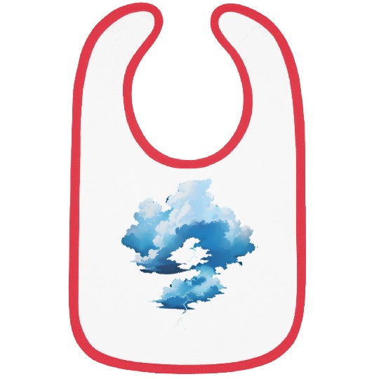 Blue Storm Clouds Bibs