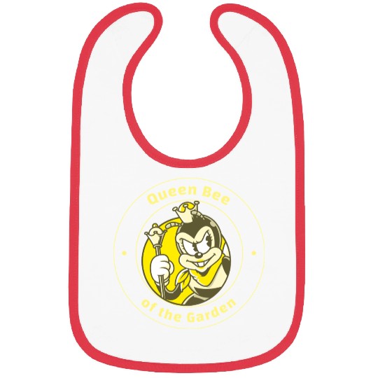 Queen Bee of the Garden Bibs