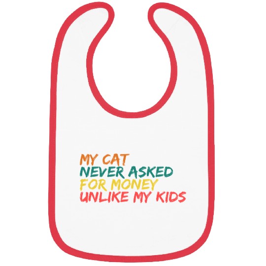 Retro Feline Philosophy Bibs