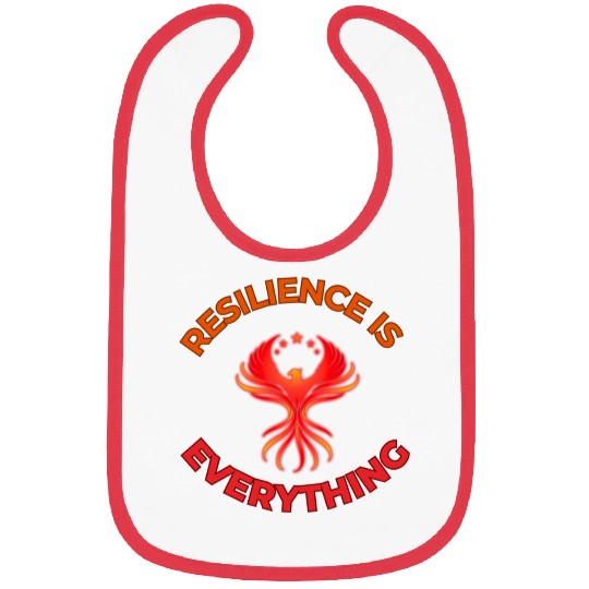 Unbreakable Spirit: Rise Like the Phoenix Bibs