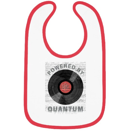 Powered by Quantum – Science Physics Geek Art Bibs