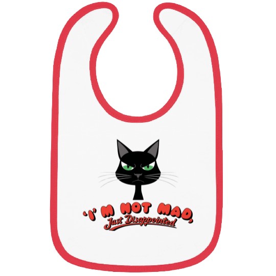 Cat "I'm Not Angry" Bibs
