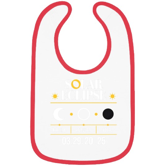 Partial Solar Eclipse 03 29 2025 - Solar Eclipse Bibs