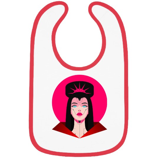 Cyberpunk Princess – Futuristic Sci-Fi Royalty Bibs
