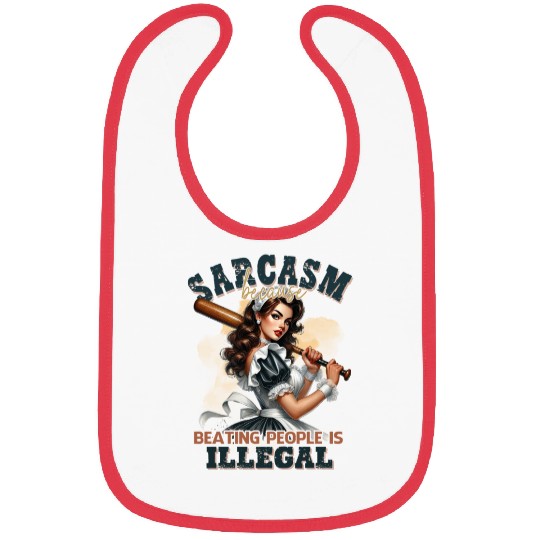 Beating People Is Illegal Bibs