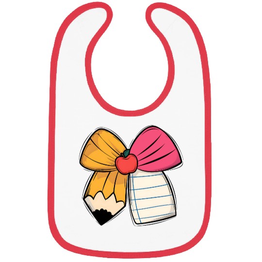 Teacher’s Coquette Bow Bibs